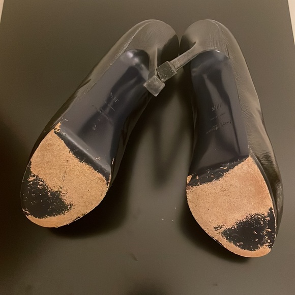 Ysl Saint Laurent navy patent pump with dust bag - Picture 4 of 8